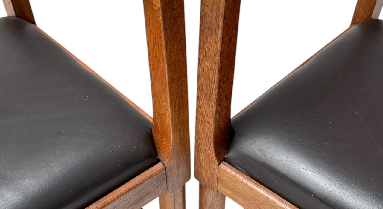Two Art Deco Amsterdamse School Armchairs, by Frits Spanjaard, 1920s